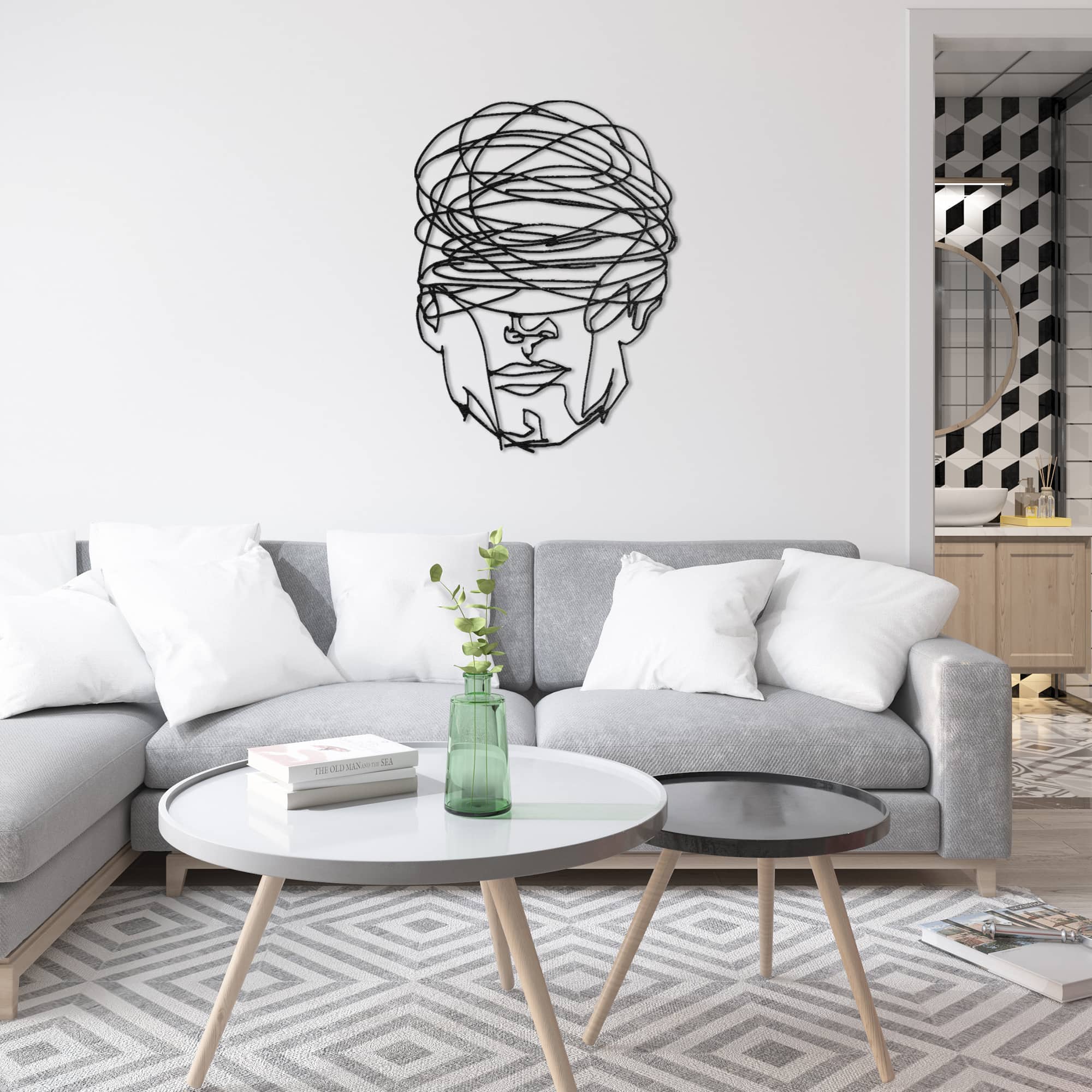 Abstract Metal Wall Art