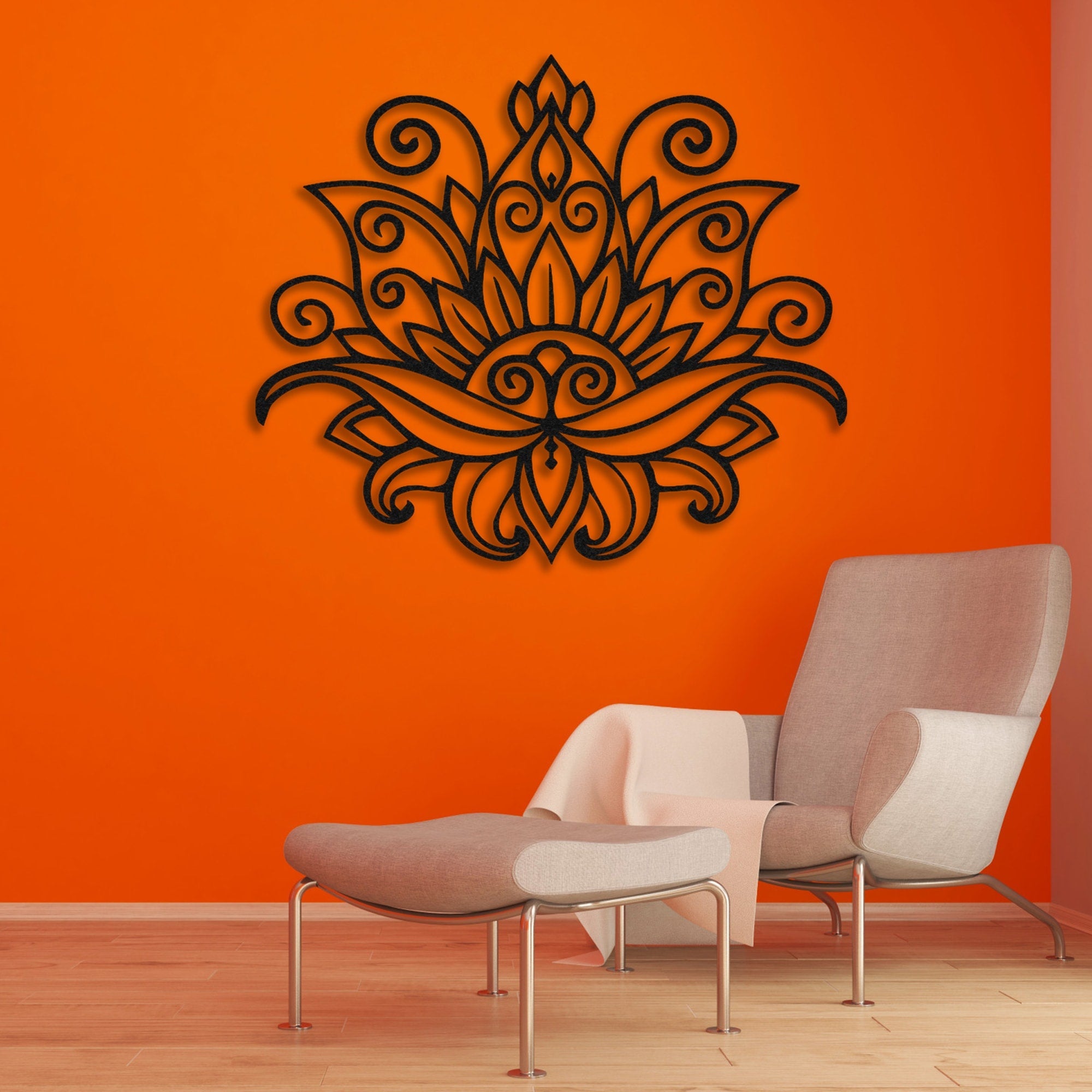 Floral Metal Wall Art