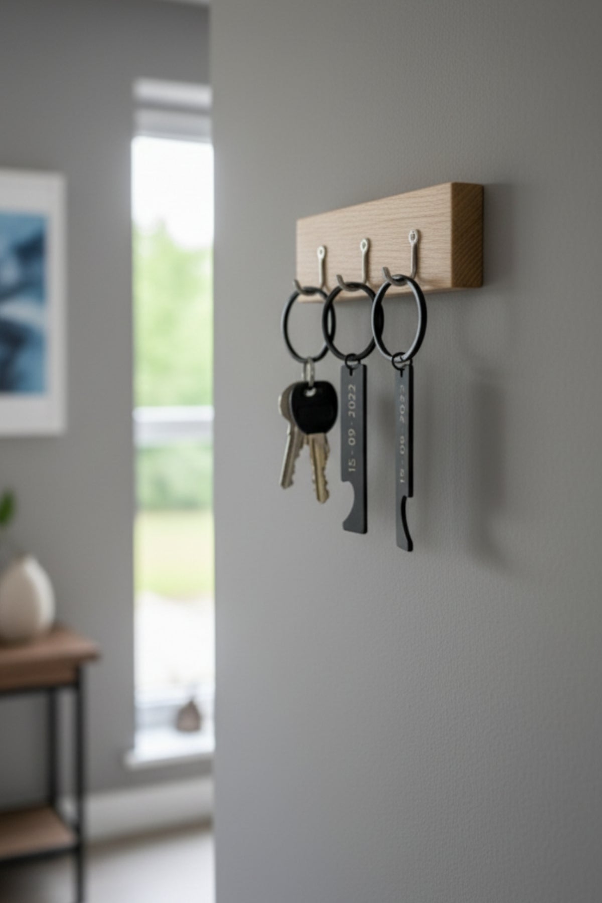 Kişiye Özel İsim ve Tarih Baskılı Puzzle Kalp Metal Anahtarlık Seti