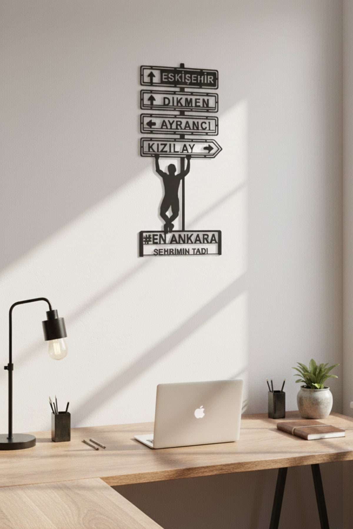 Dekoratif Ankara Sokak ve Semt Tabelası Kişiselleştirilebilir Yön Tabelası