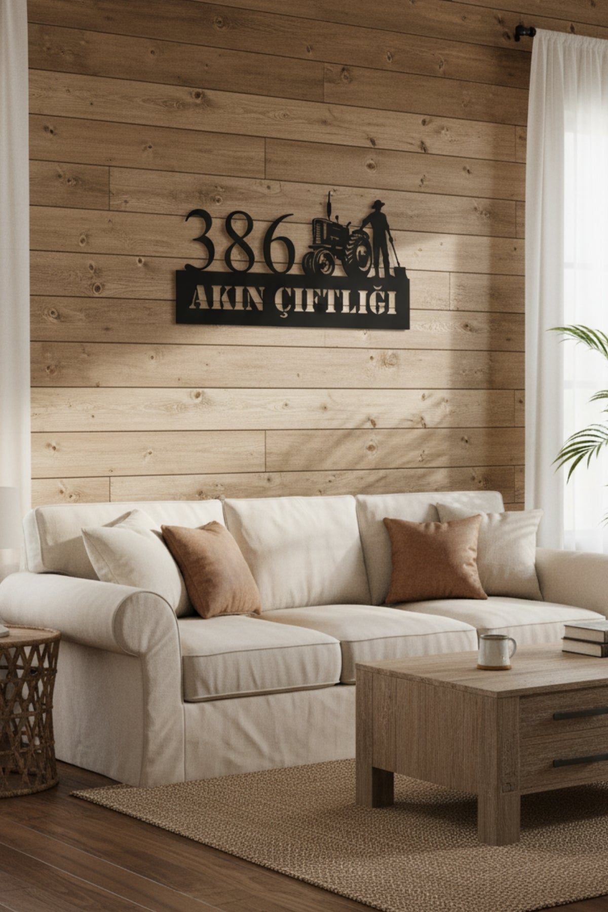 Kişiye Özel İsimli ve Çiftlik Tabelası Bağ Evi İsimliği