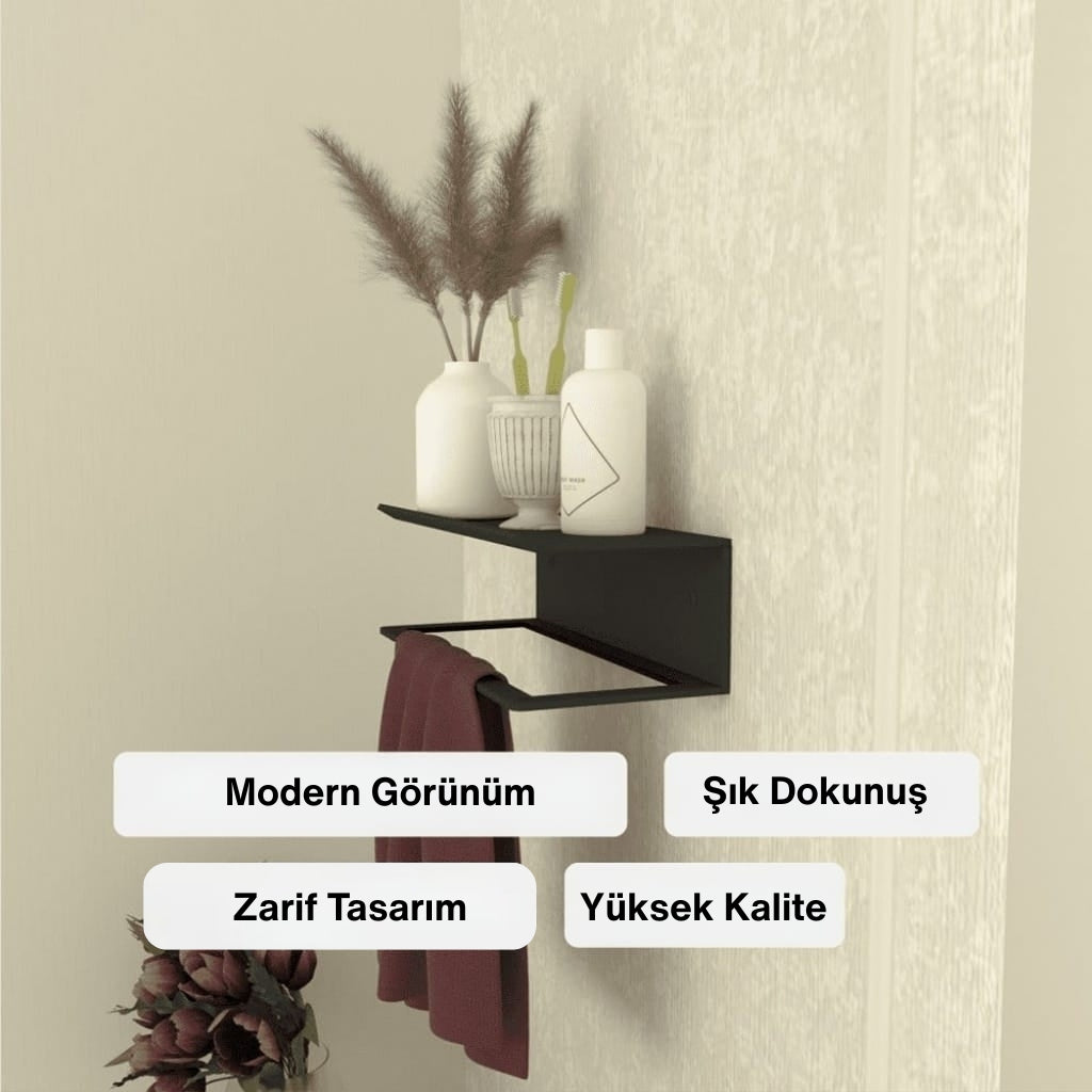 Banyo için Havluluk ve Raf