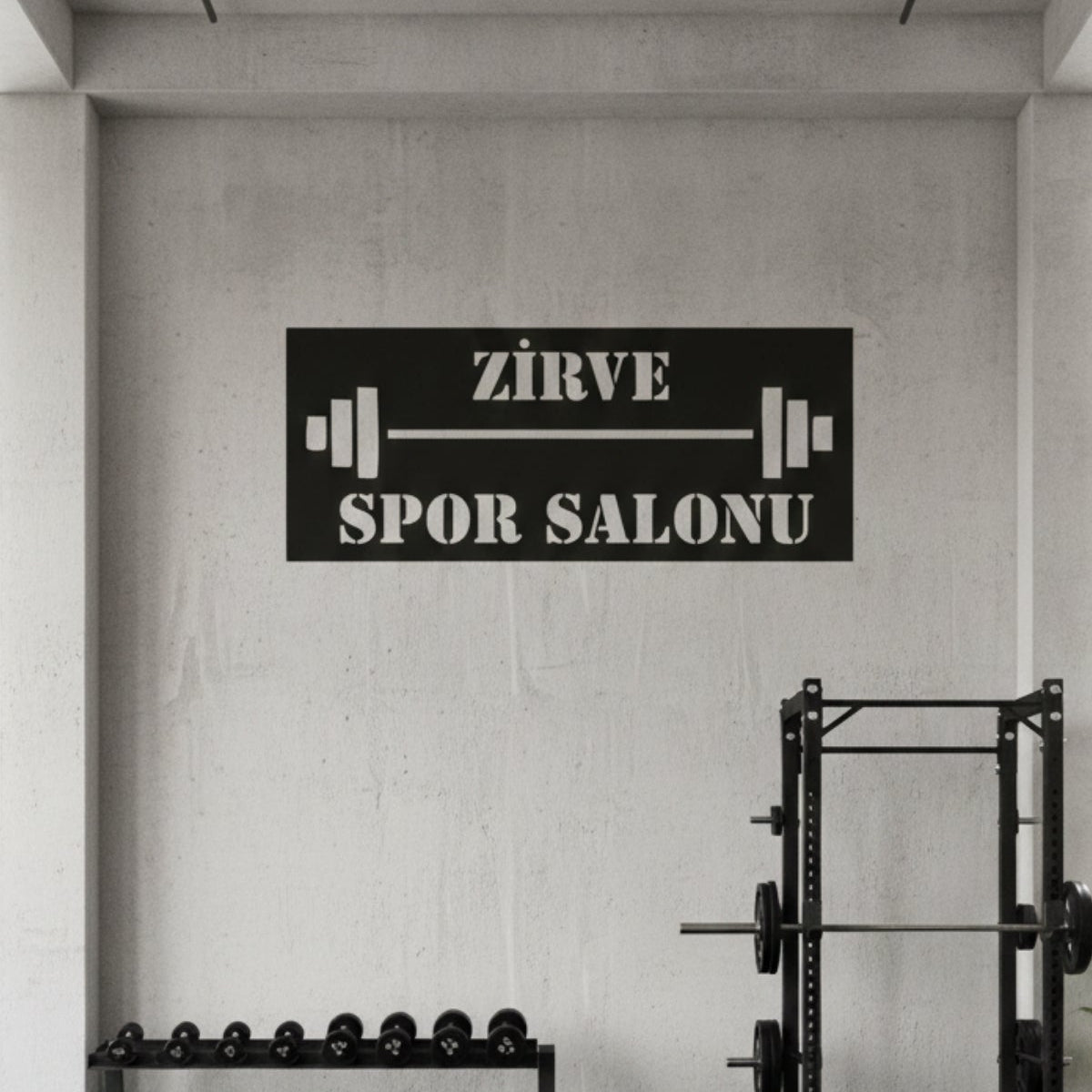 Vücut geliştirme ve fitness ile ilgilenen sevdikleriniz için isim yazılarak özelleştirilebilen, motivasyon artırıcı ve kalıcı bir metal hediye seçeneği.